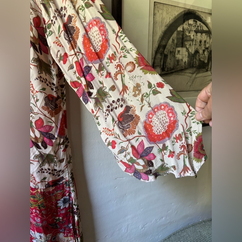 NWOT Benares Shirt/Dress Floral Tunic - Picture 6 of 11